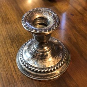 Single Watrous Sterling silver candlestick